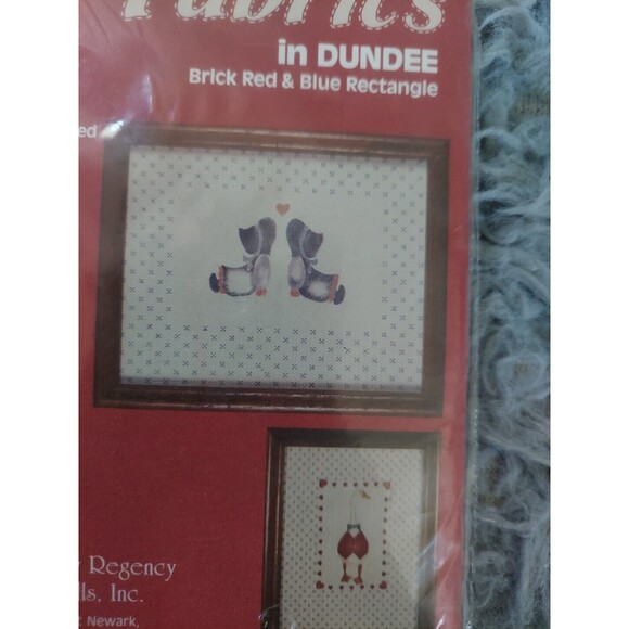 Country Fabrics in Dundee 10" x 13" by Regency Mills, Inc Blue Rose Rectangle - Picture 4 of 7